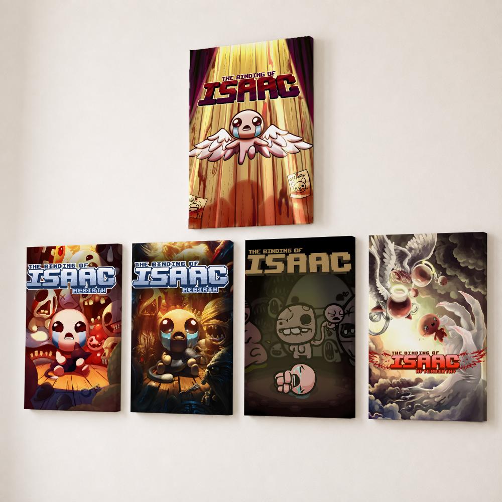 Canvas Wrap Ready - Game The B-Binding Of Isaac Tablo