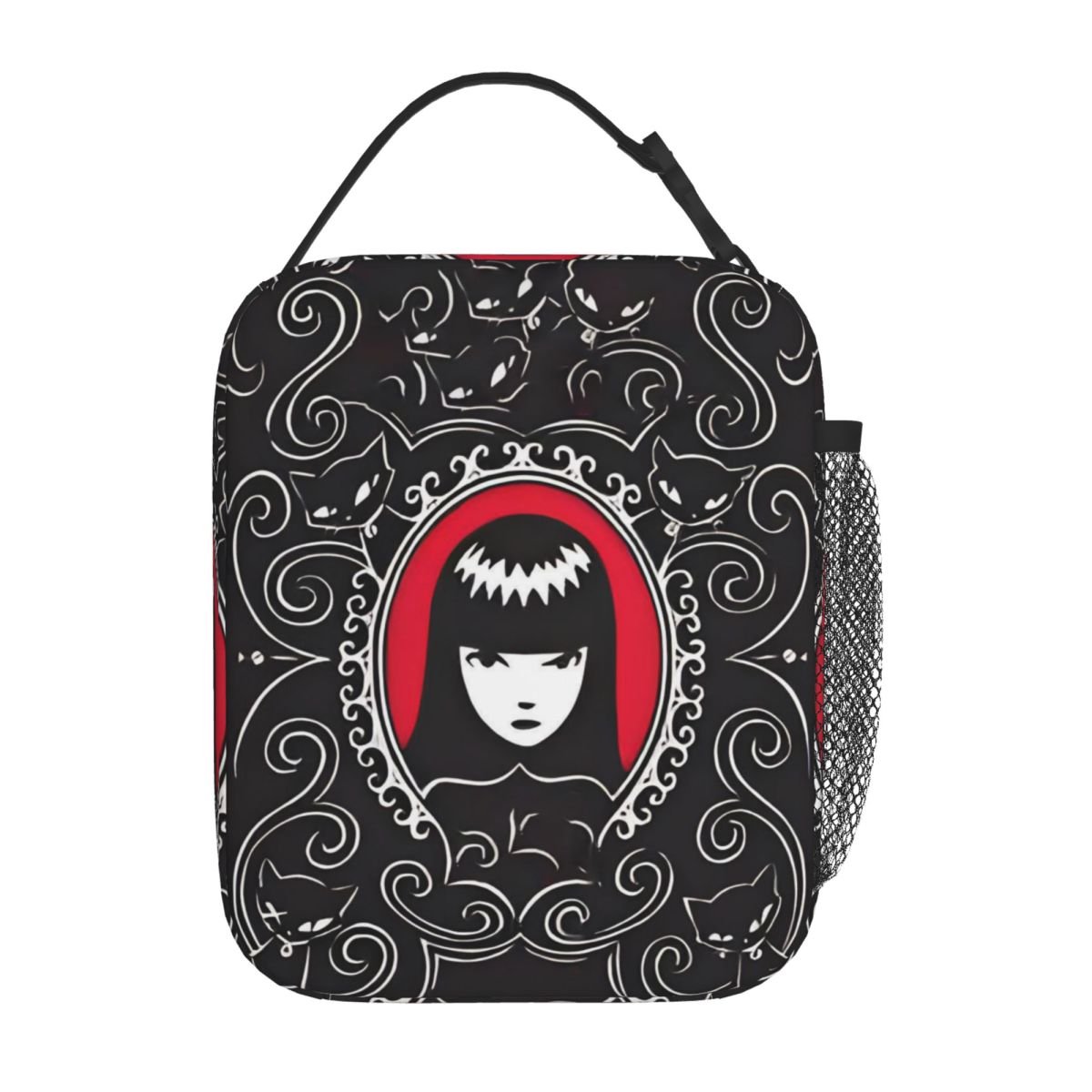 Tote Bag Sublimation - E-Emily Garip Komik Baskılı İzoleli Beslenme