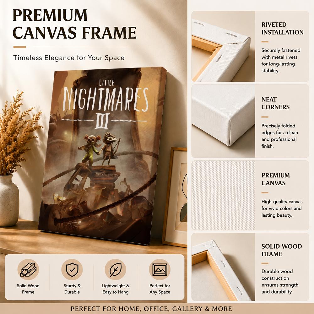 Game L-Little Nightmares Anime - Canvas Wrap Ready incelemesi ve fiyatı