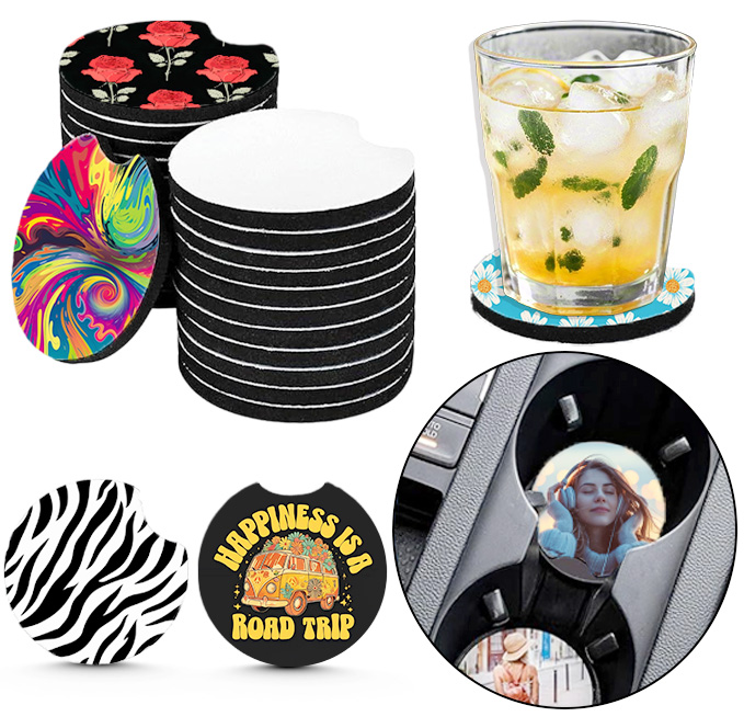 10/20 Adet Süblimasyon Baskıya - Coaster Sublimation Blank incelemesi ve fiyatı