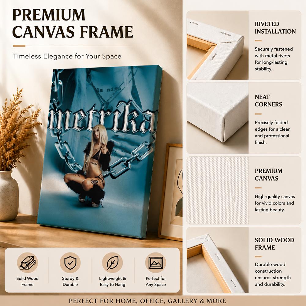 Rapçi Şarkıcı M-Metrika Kaligr - Canvas Wrap Ready incelemesi ve fiyatı