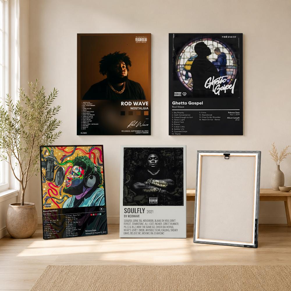 Rapçi Şarkıcı R-Rod Wave Resim - Canvas Wrap Ready incelemesi ve fiyatı