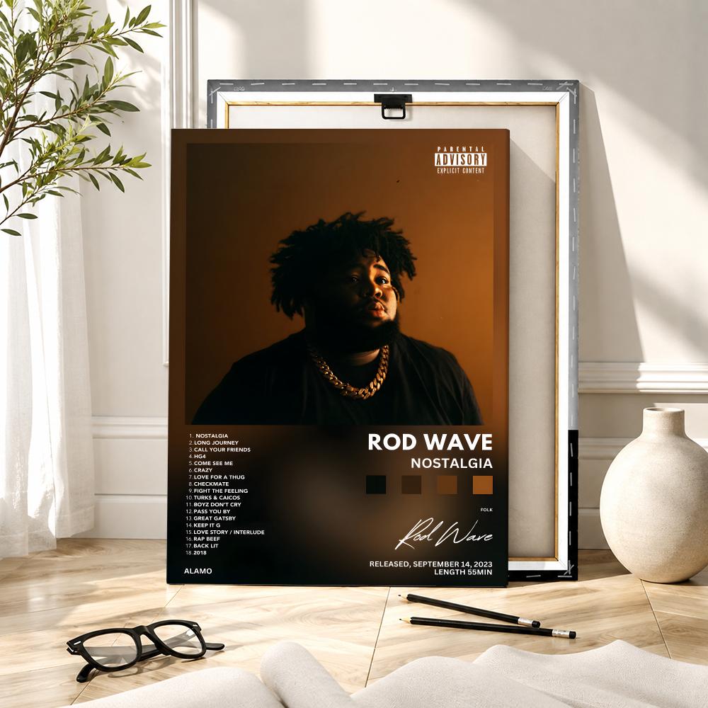 Rapçi Şarkıcı R-Rod Wave Resim - Canvas Wrap Ready incelemesi ve fiyatı