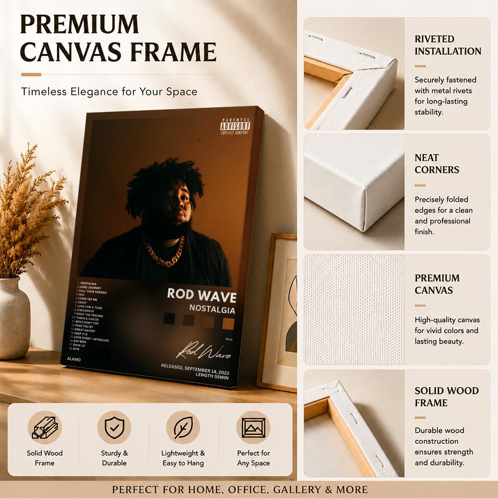 Rapçi Şarkıcı R-Rod Wave Resim - Canvas Wrap Ready incelemesi ve fiyatı