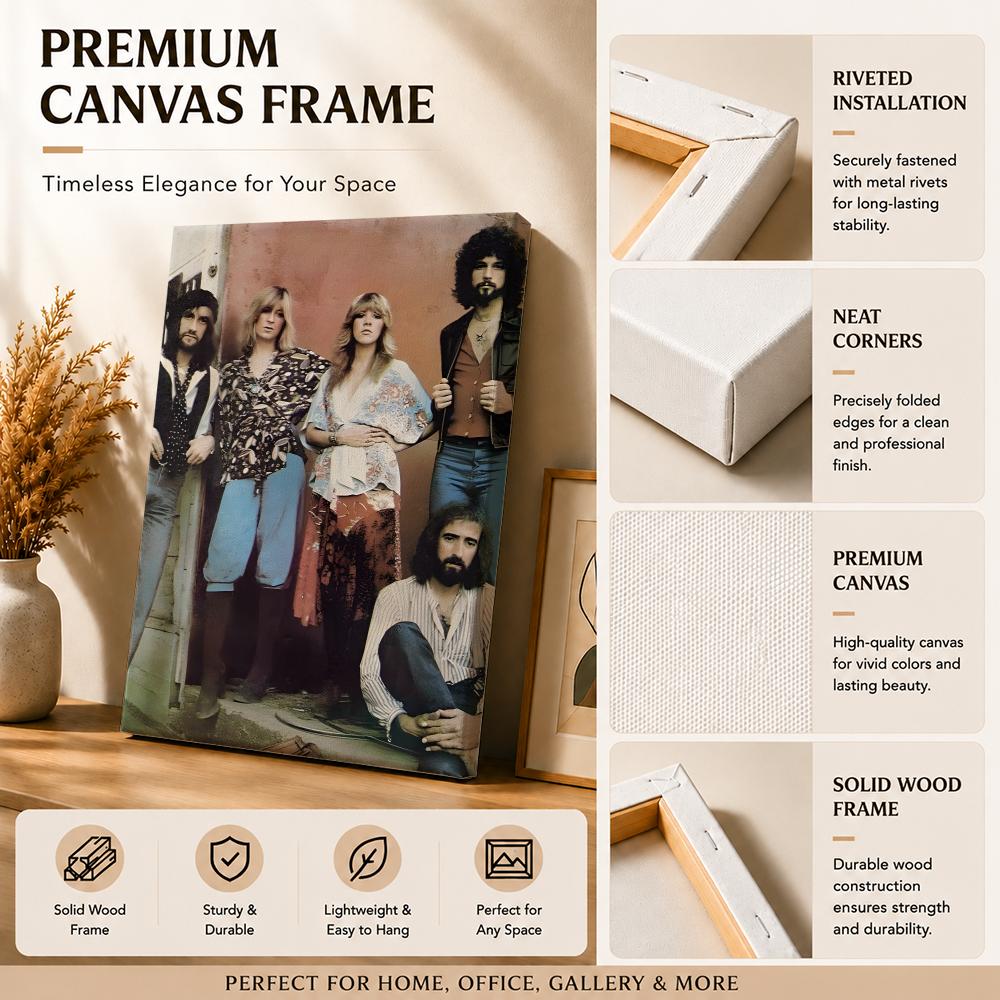 Rock Grubu F-Fleetwood Mac Tab - Canvas Wrap Ready incelemesi ve fiyatı