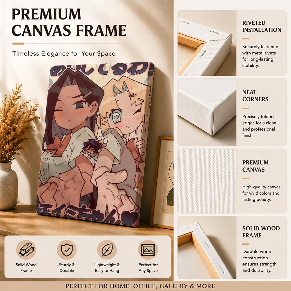 Anime I Love A-Amy Tablosu Kal - Canvas Wrap Ready incelemesi ve fiyatı